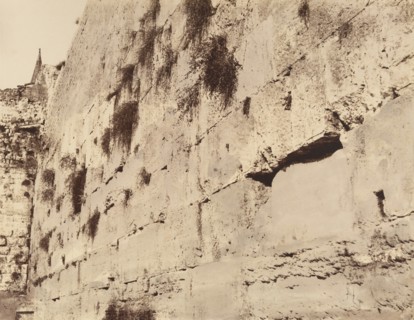 Jérusalem. Mur oú pleurent les juifs. Grandes Assises du Temple de Salomon, 1860 or later.