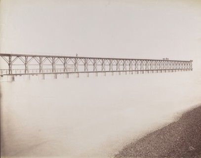 Tubular Jetty, Mouth of the Adour, Port of Bayonne, 1892.
