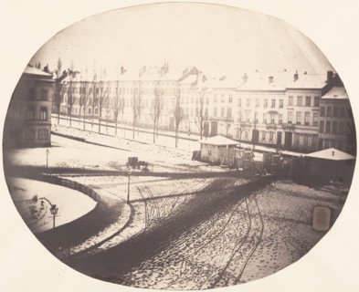 View of the Square in Melting Snow, 1854-56.