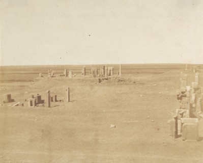 Veduta generale di Persepolis presa dalla Montagna, 1858.