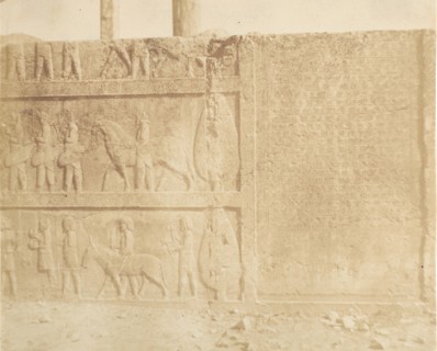 Processione sulla facciata della Grande Scala, 1858.