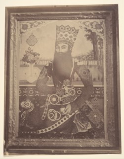 [Fath-Ali Shah, Painting that Once Belonged to Hmah [?] Saula, Uncle of the King.], 1840s-60s.