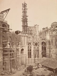 Château de St.-Germain-en-Laye, Intérieur de la cour, Chapelle, 1862-67.