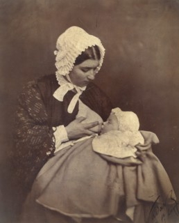 [Paul Nadar at the Breast of His Wet Nurse], 1856.