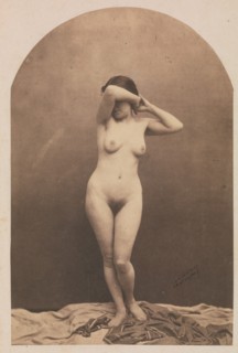 [Standing Female Nude], 1860-61.