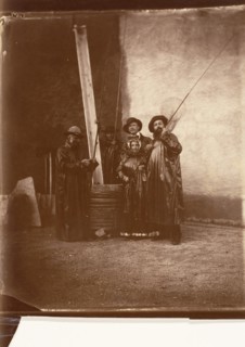 [The Artist, His Mother, and Friends in Fishing Garb], ca. 1860.