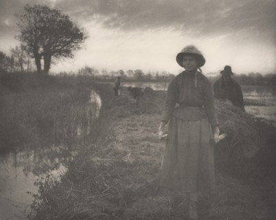 Poling the Marsh Hay, 1886.
