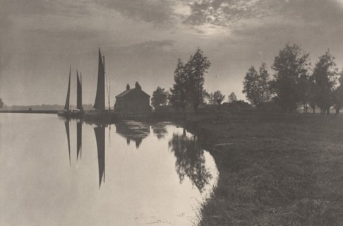 Cantley: Wherries Waiting for the Turn of the Tide, 1886.