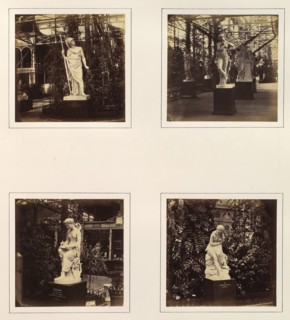 [Sculptures of Hector, a Dancing Girl, Corinna, and Dorothea], ca. 1859.
