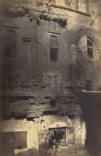 The Theater of Marcellus, from the Piazza Montanara, by 1858.