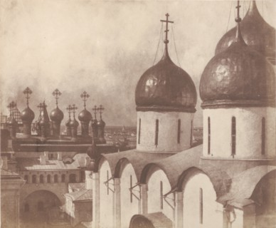 Moscow, Domes of Churches in the Kremlin, 1852.