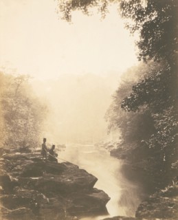 Wharfe and Pool, Below the Strid, 1854.