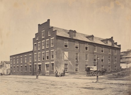 Civil War View, 1860s. (Building used Coloured [?] Richmond Va.)