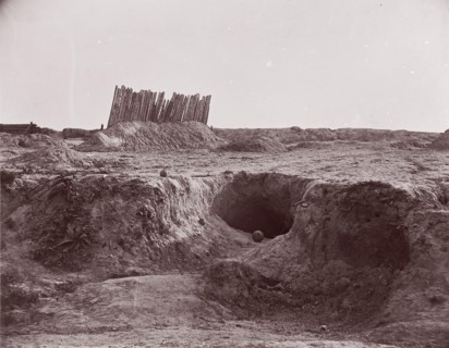 The Mine, Petersburg, 1864. Formerly attributed to Mathew B. Brady.