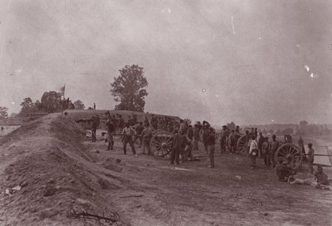Outer Confederate Line, Petersburg, Captured June 15, 1864, 1864. Formerly attributed to Mathew B. Brady.