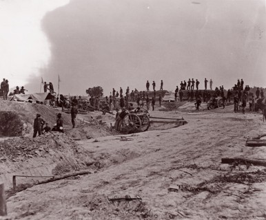 Outer Confederate Line, Petersburg, Captured June 15, 1864, 1864. Formerly attributed to Mathew B. Brady.