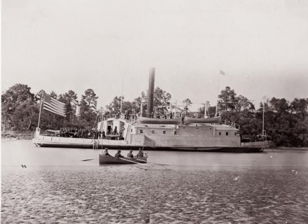 Commodore Perry, Pamunkey River, 1861-65. Formerly attributed to Mathew B. Brady.