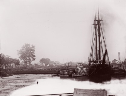 White House Landing, Pamunkey River, 1861-65. Formerly attributed to Mathew B. Brady.