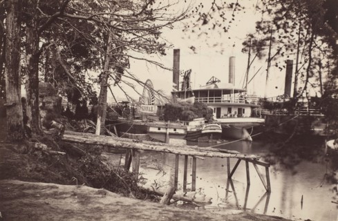 White House Landing, Pamunkey River, 1864.
