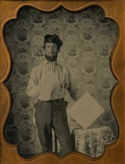 Plasterer in Oilskin Hat, 1850s-60s.