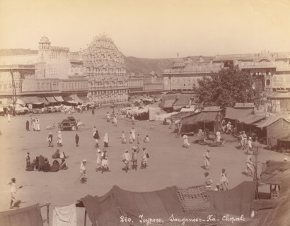 Jaipur, Sanganeer - Ka - Chopal, 1860s-70s.