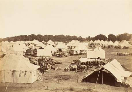 Right Flank of Governor General's Camp, 1858-61.