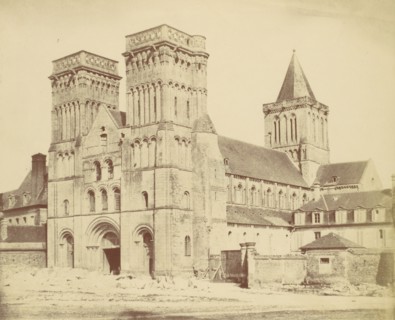 Abbay aux Dammes, Caen, 1850s.