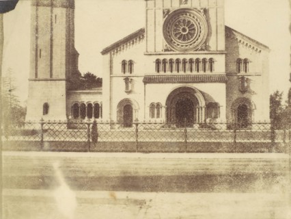Wilton Church, Facade and Bell Tower, 1850s.