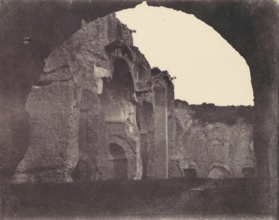 Basilica of Constantine, Rome, 1850s.