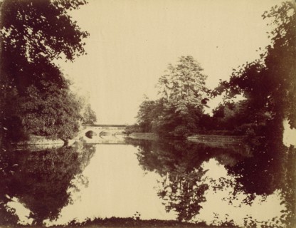 Bridge Over a Pond, 1850s.