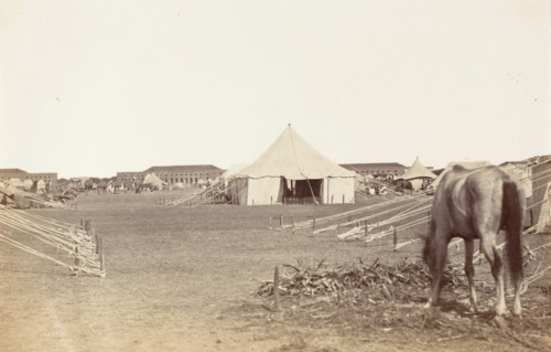 Part of Governor General's Camp at Cawnpoor,1859, 1859.