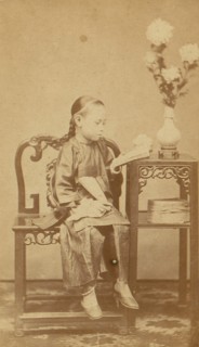 Girl Reading, 1870s.