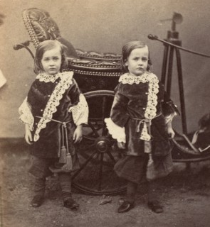 Eddie and Charlie Campbell, 1858-61.