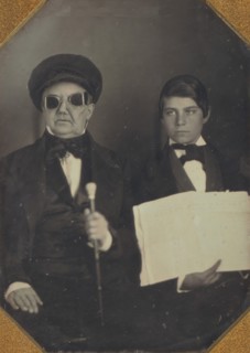 Blind Man and His Reader, ca. 1850.