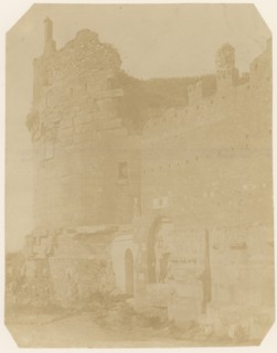 Ruins of Cecilia Metella, Rome, 1850s.