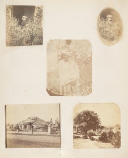 Young Girl in the Garden, 1850s. [A Bungalow after Cyclone].