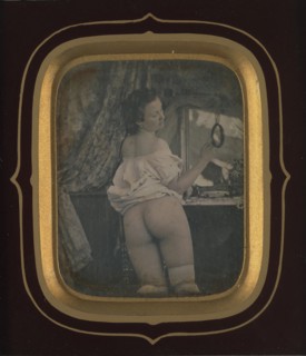 [Nude with Mirror], ca. 1850.