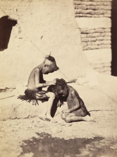 [Two Young Nubians], ca. 1857.