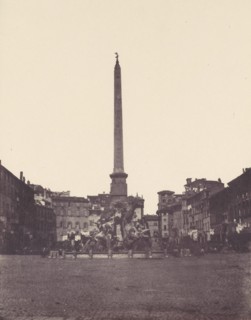 Piazza Navona, Rome, 1850s.