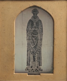 Copy of Brass Rubbing from the Tomb of Peter de Lacy, Rector of Northfleet and Prebendary of Swerdes, Dublin Cathedral, Ireland, ca. 1850.
