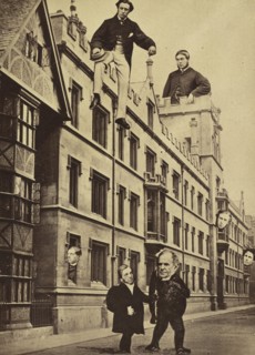 Montage of Ecclesiastical Figures Posed in Political Satire, 1860s. [Ward, Morcom, Murray, Rev. W. Ince, Rev. G. T. Lightfoot].