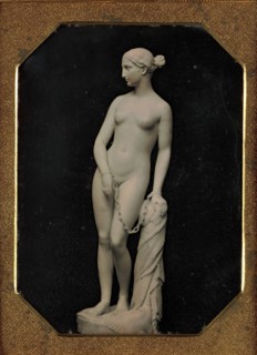 Hiram Powers's Sculpture of the Greek Slave, ca. 1850.