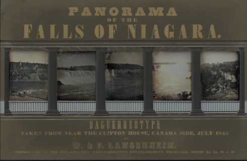 Panorama of Niagara Falls, July 1845.