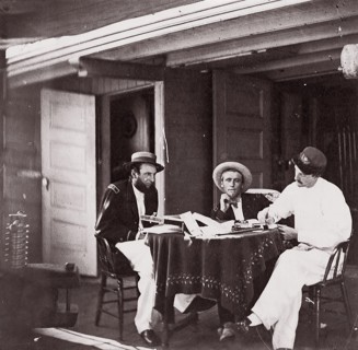 Officers of U.S.S. Hunchback, 1861-65. Formerly attributed to Mathew B. Brady.