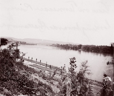 View on Tennessee River looking toward Chattanooga, ca. 1864.