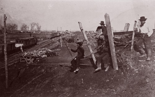 Hunting Creek, near Alexandria, Virginia, 1861-65. Formerly attributed to Mathew B. Brady.