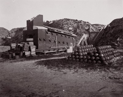 Cannon, 1861-65. Formerly attributed to Mathew B. Brady.