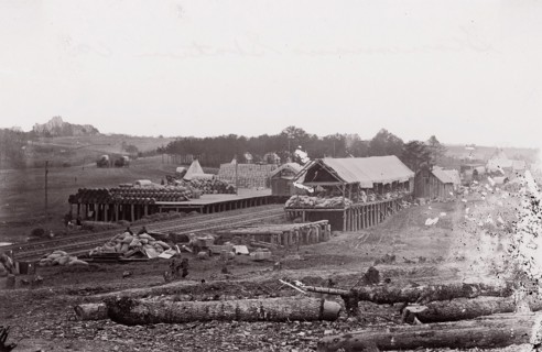 Stoneman's Station, Virginia, 1861-65. Formerly attributed to Mathew B. Brady.