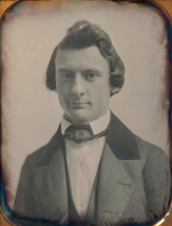Young Man in Three-piece Suit and Bow Tie, 1850s.