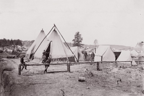 Stoneman's Station, Virginia. Quartermaster Dept., 1861-65. Formerly attributed to Mathew B. Brady.